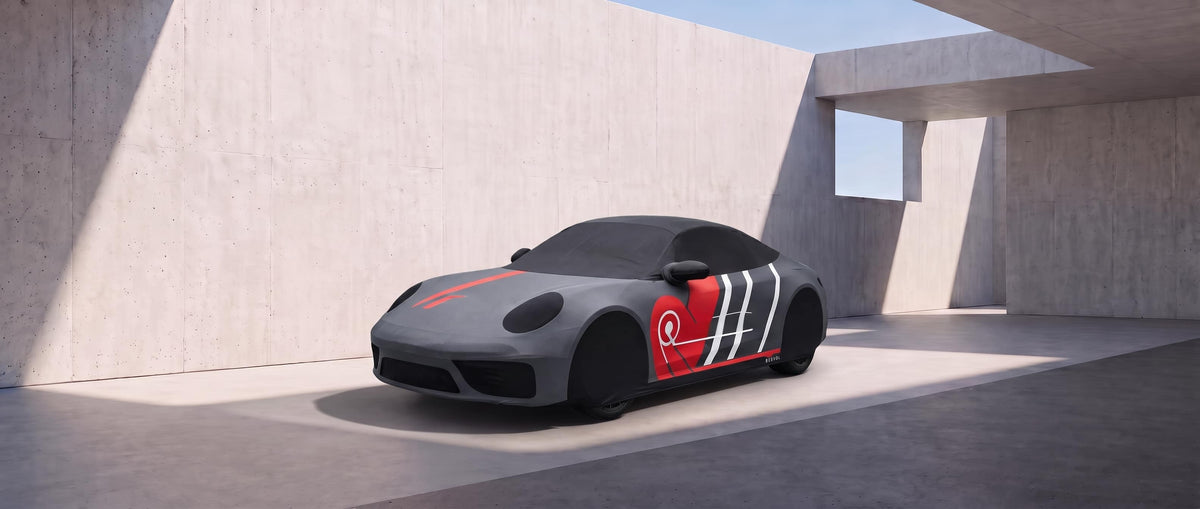 Porsche 911 Targa Grey Geometry