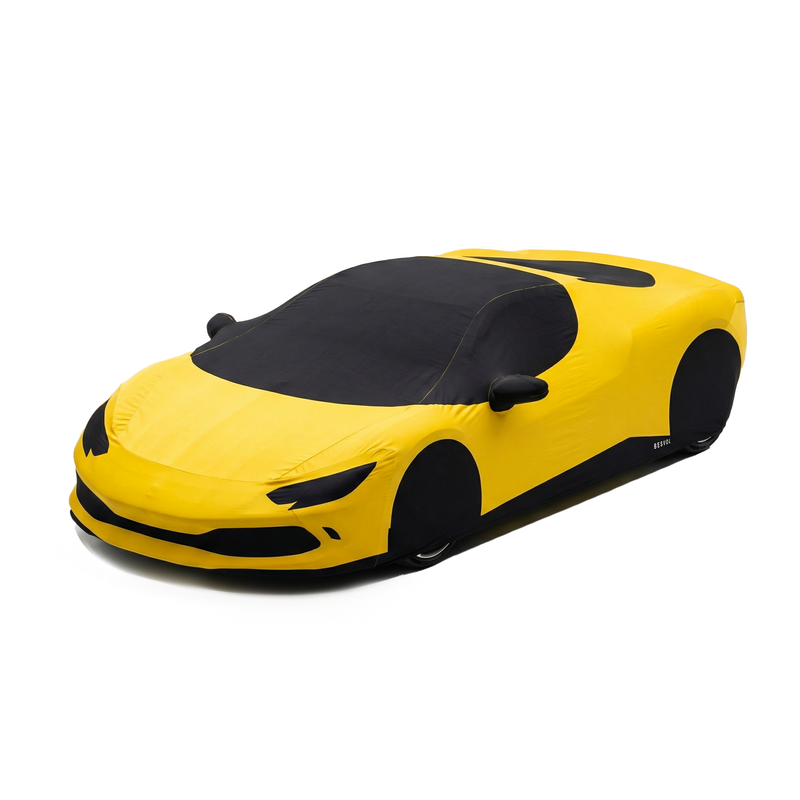 BESVOL Minimalist Edition Series for Ferrari 296 GTS | Bespoke Stretch-Fit Car Cover